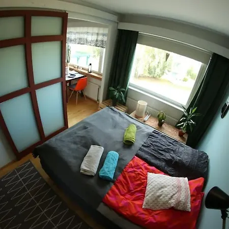 דירה Peaceful With Sauna & Balcony