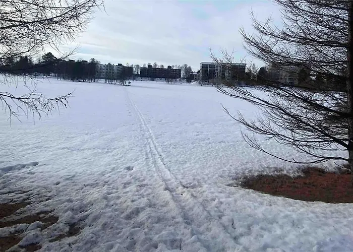 アパート Peaceful With Sauna & Balcony ロヴァニエミ